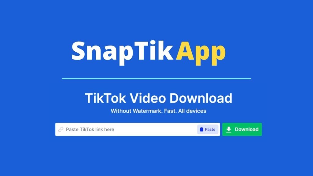 Snaptik TikTok Downloader